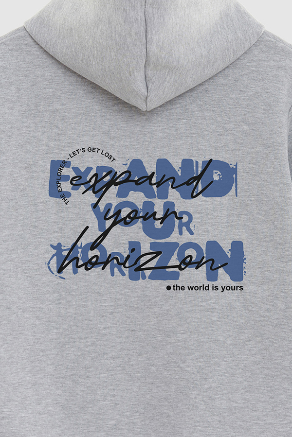 BUZO HOODIE ESTAMPADO EXPAND YOUR HORIZON 2