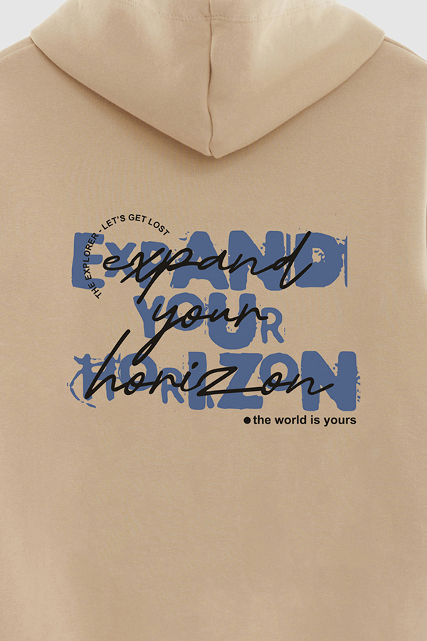 BUZO HOODIE ESTAMPADO EXPAND YOUR HORIZON 2