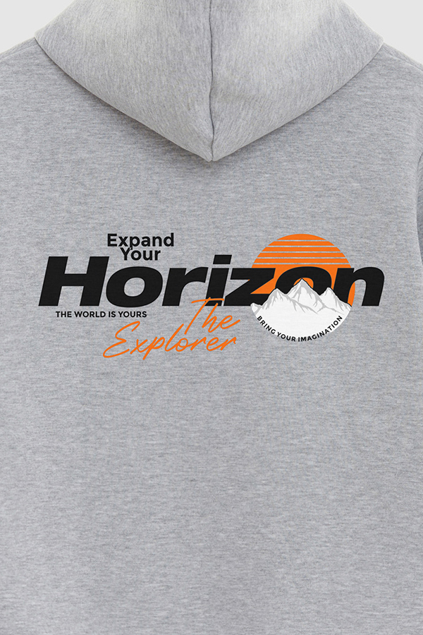 BUZO HOODIE ESTAMPADO EXPAND YOUR HORIZON