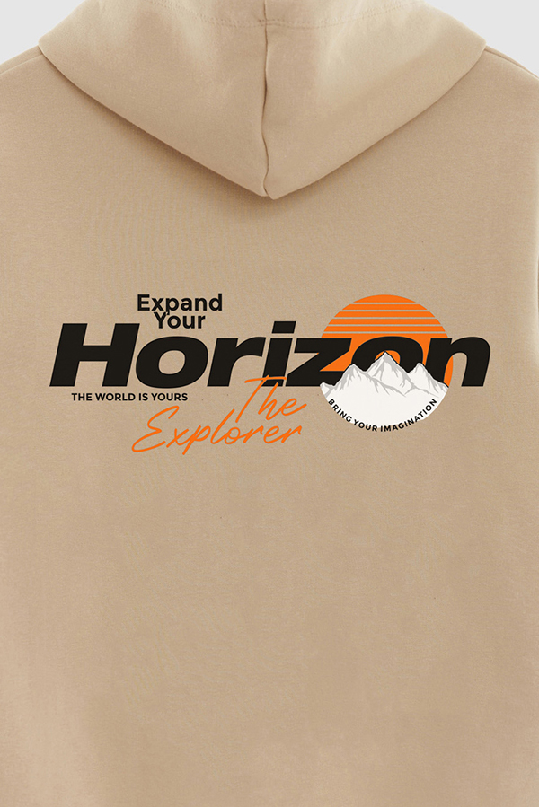 BUZO HOODIE ESTAMPADO EXPAND YOUR HORIZON