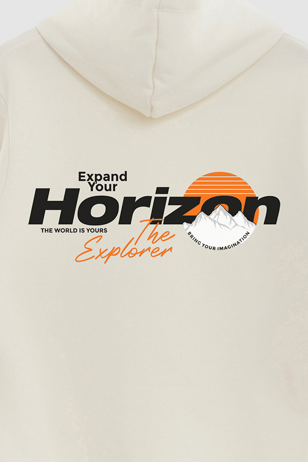 BUZO HOODIE ESTAMPADO EXPAND YOUR HORIZON