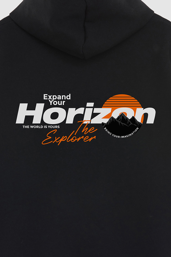 BUZO HOODIE ESTAMPADO EXPAND YOUR HORIZON