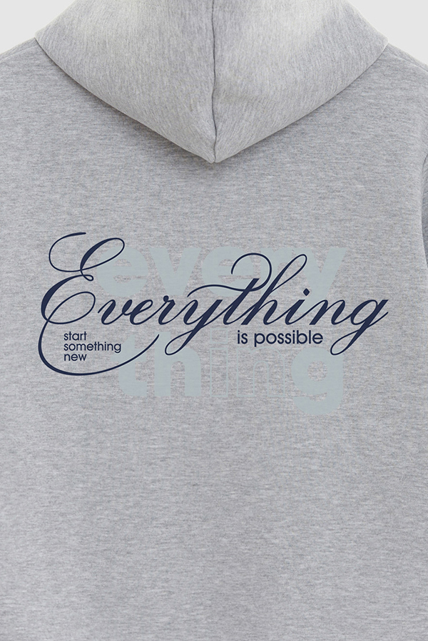 BUZO HOODIE ESTAMPADO EVERYTHING IS POSSIBLE 9