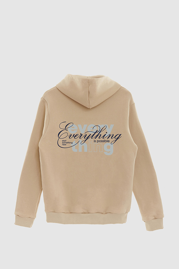 BUZO HOODIE ESTAMPADO EVERYTHING IS POSSIBLE 9