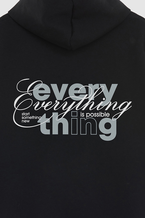 BUZO HOODIE ESTAMPADO EVERYTHING IS POSSIBLE 9