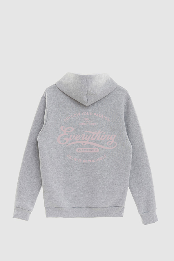 BUZO HOODIE ESTAMPADO EVERYTHING IS POSSIBLE 8