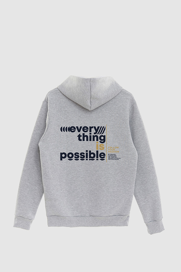 BUZO HOODIE ESTAMPADO EVERYTHING IS POSSIBLE 7