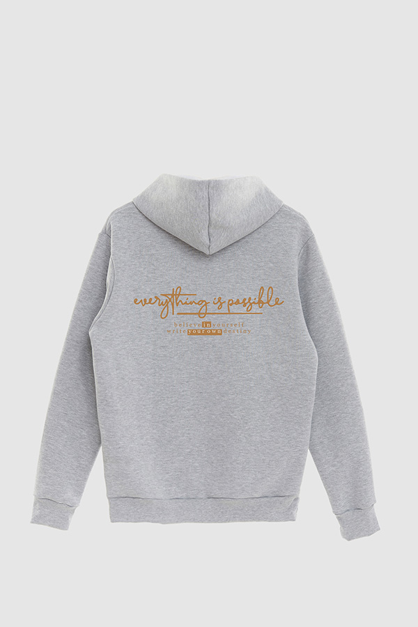 BUZO HOODIE ESTAMPADO EVERYTHING IS POSSIBLE 6