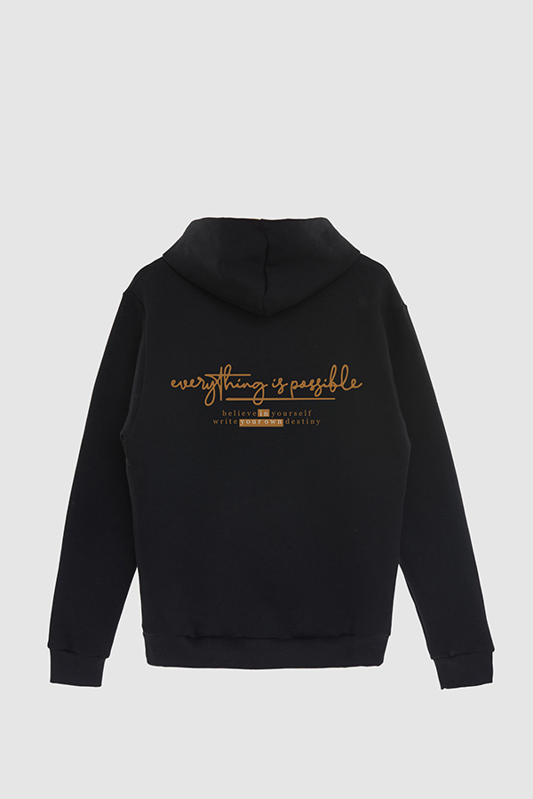 BUZO HOODIE ESTAMPADO EVERYTHING IS POSSIBLE 6