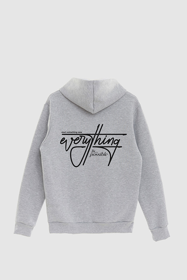 BUZO HOODIE ESTAMPADO EVERYTHING IS POSSIBLE 5