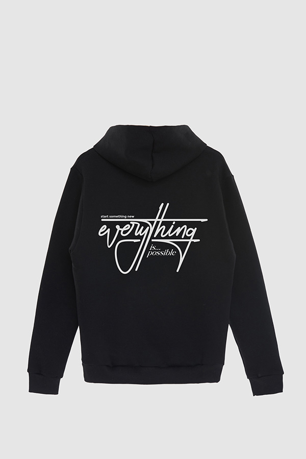 BUZO HOODIE ESTAMPADO EVERYTHING IS POSSIBLE 5
