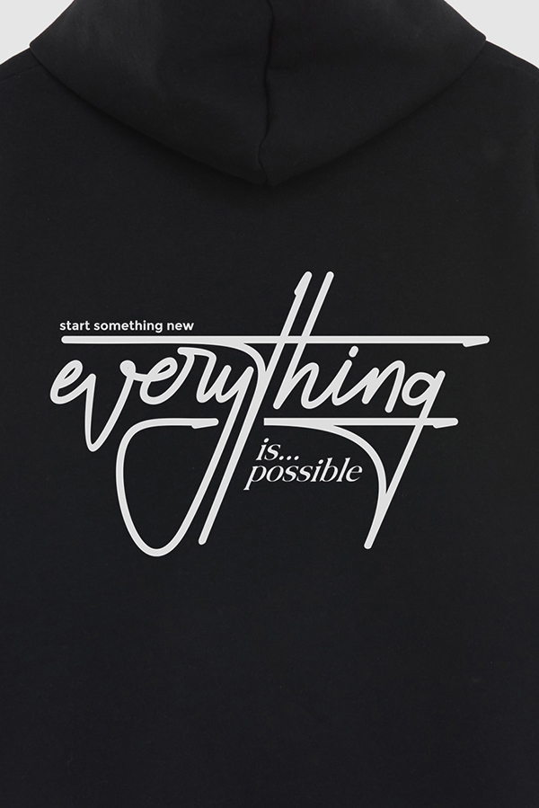 BUZO HOODIE ESTAMPADO EVERYTHING IS POSSIBLE 5