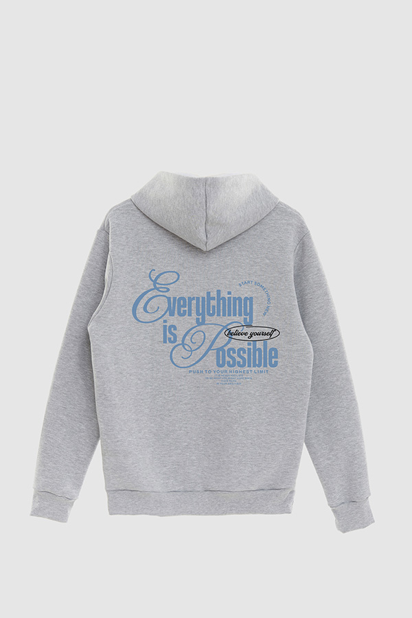 BUZO HOODIE ESTAMPADO EVERYTHING IS POSSIBLE 3