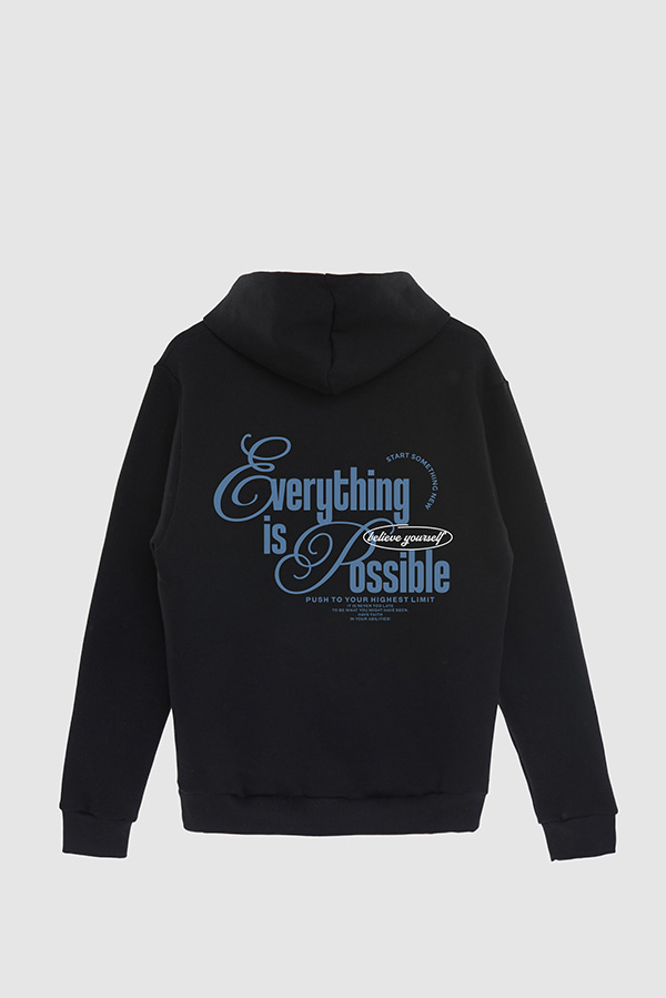 BUZO HOODIE ESTAMPADO EVERYTHING IS POSSIBLE 3