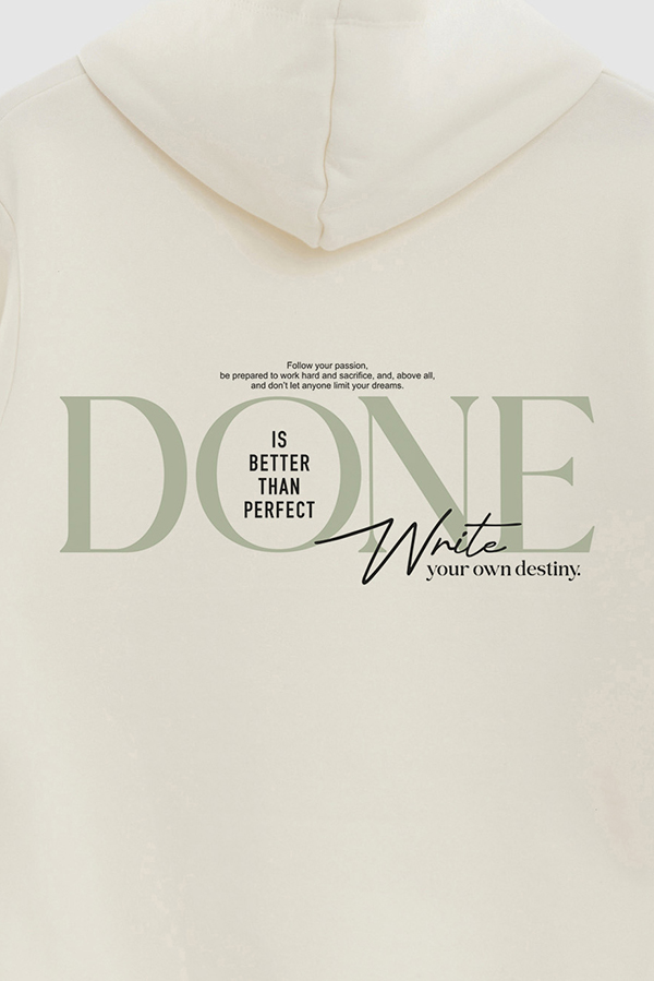 BUZO HOODIE ESTAMPADO DONE