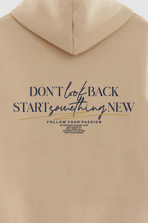 BUZO HOODIE ESTAMPADO DONT LOOK BACK 5