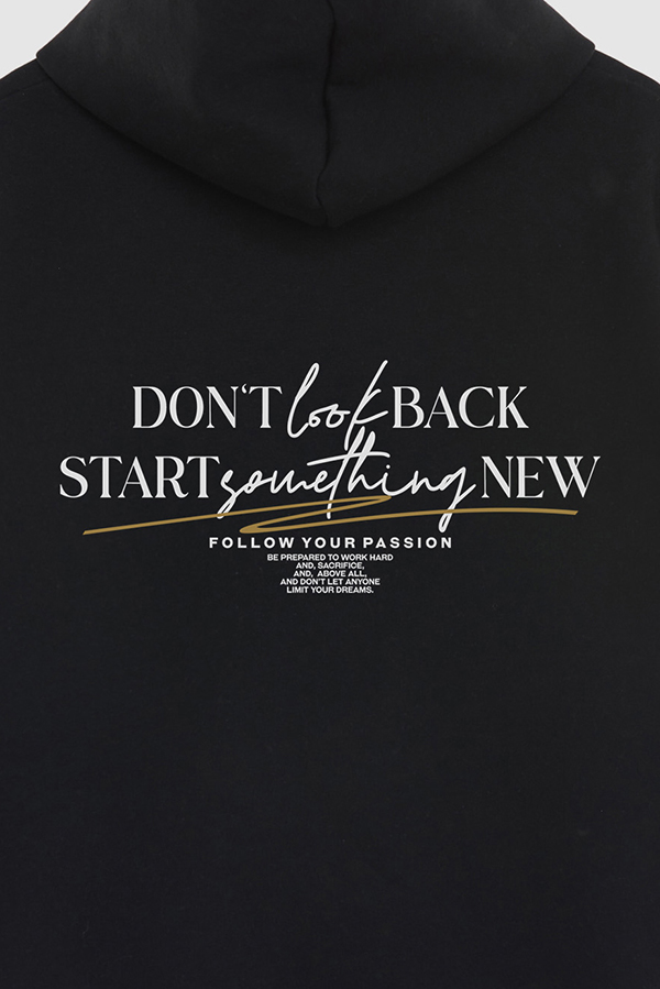 BUZO HOODIE ESTAMPADO DONT LOOK BACK 5