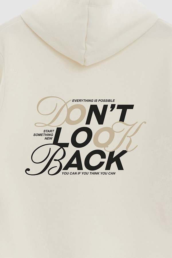BUZO HOODIE ESTAMPADO DONT LOOK BACK 4