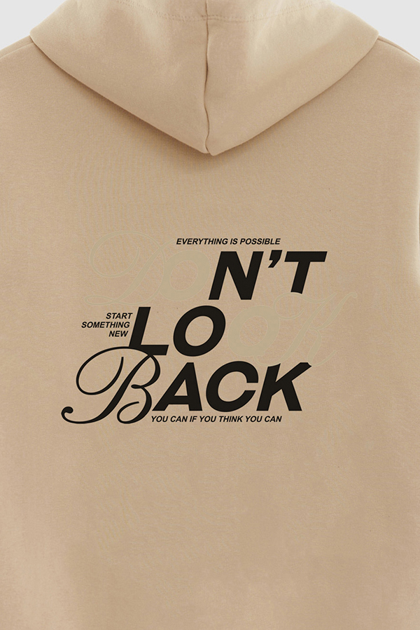 BUZO HOODIE ESTAMPADO DONT LOOK BACK 4