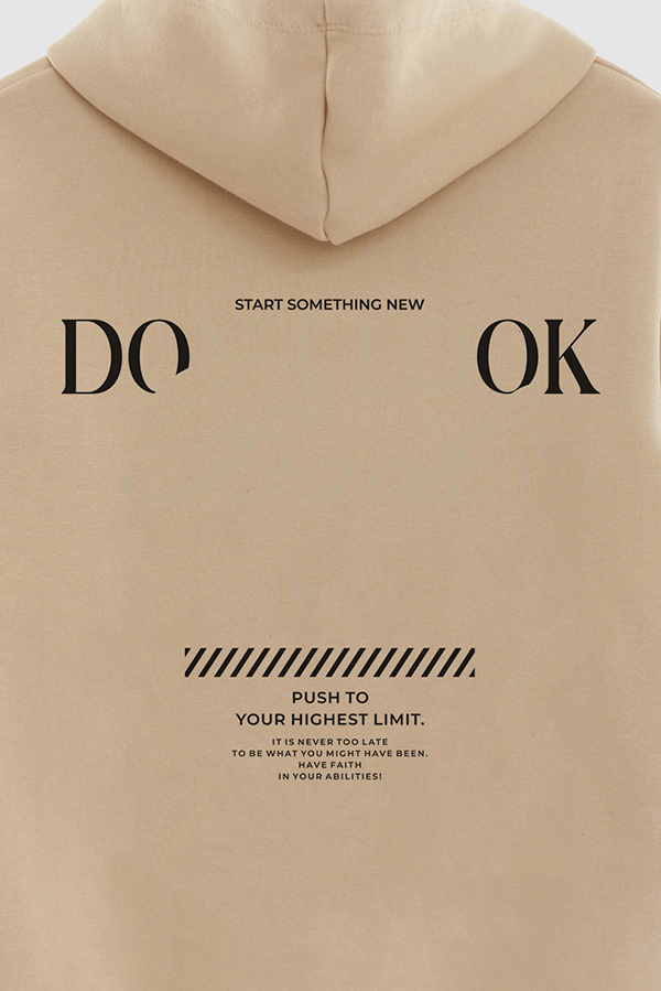 BUZO HOODIE ESTAMPADO DONT LOOK BACK 3