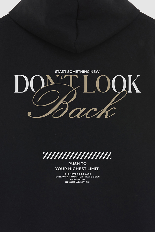 BUZO HOODIE ESTAMPADO DONT LOOK BACK 3