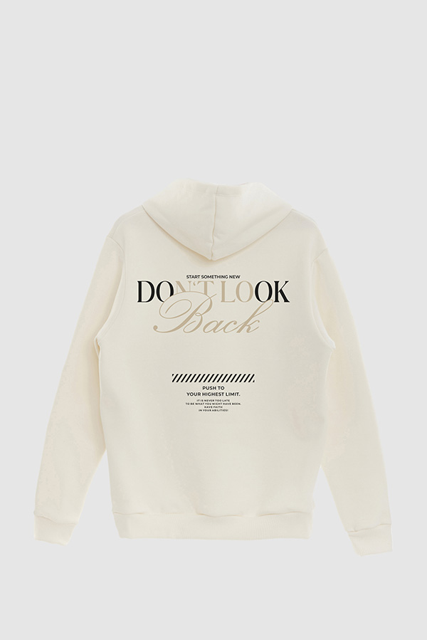 BUZO HOODIE ESTAMPADO DONT LOOK BACK 3