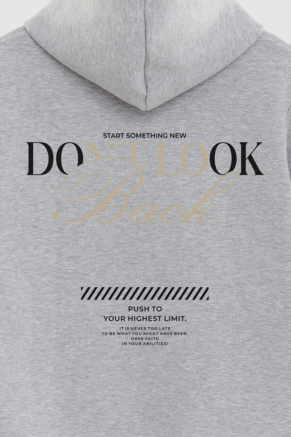 BUZO HOODIE ESTAMPADO DONT LOOK BACK 3