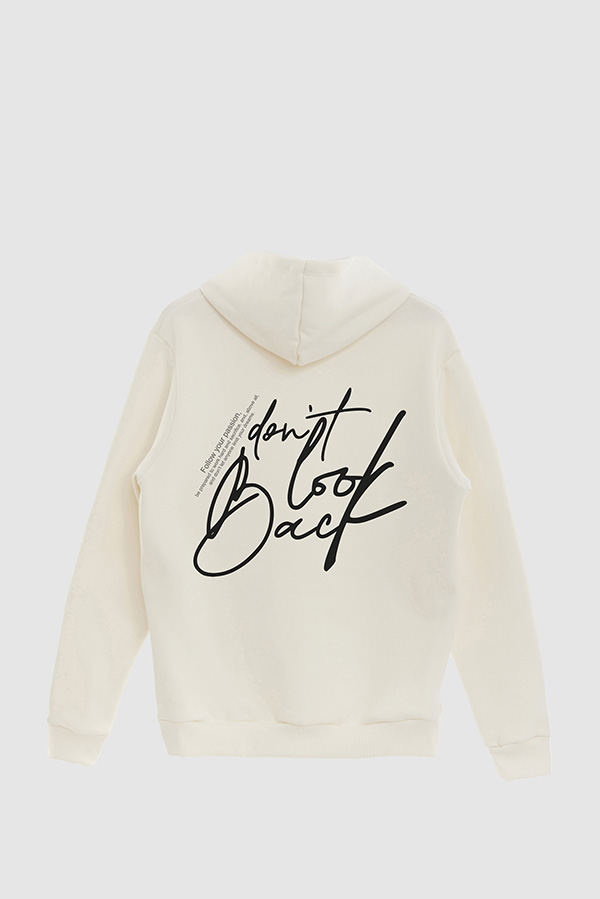 BUZO HOODIE ESTAMPADO DONT LOOK BACK 2