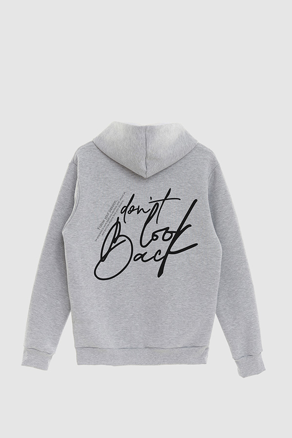 BUZO HOODIE ESTAMPADO DONT LOOK BACK 2