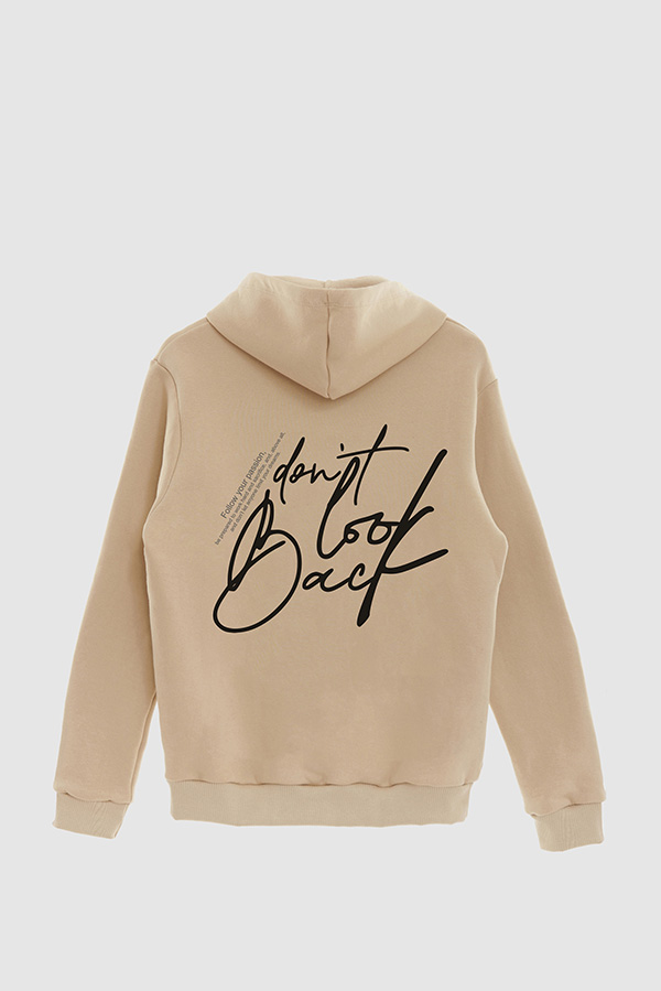BUZO HOODIE ESTAMPADO DONT LOOK BACK 2
