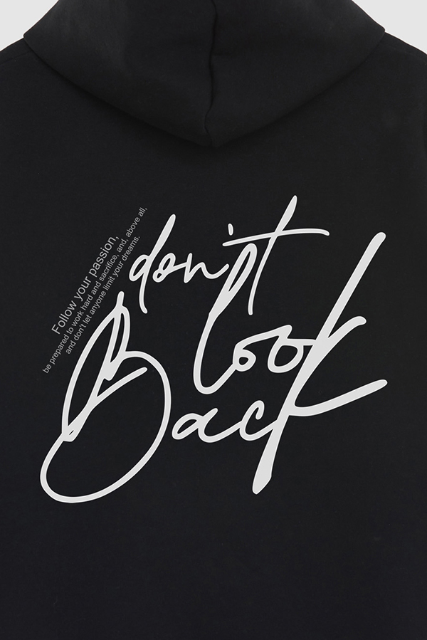 BUZO HOODIE ESTAMPADO DONT LOOK BACK 2