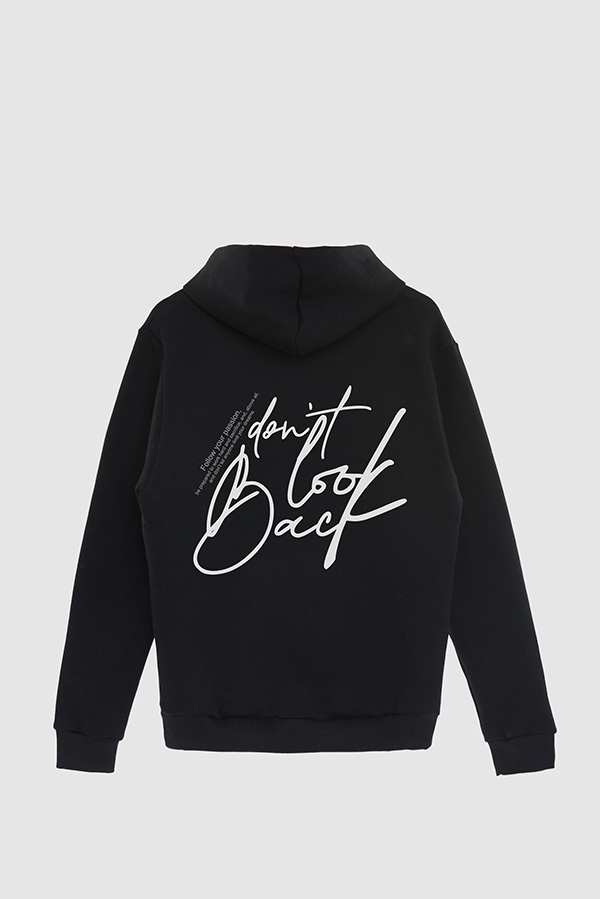 BUZO HOODIE ESTAMPADO DONT LOOK BACK 2