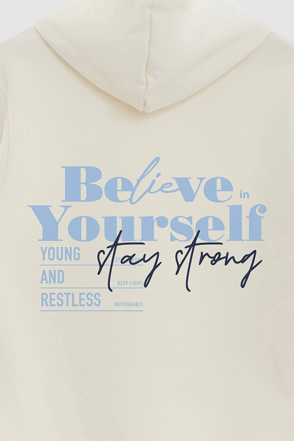 BUZO HOODIE ESTAMPADO BELIEVE IN YOURSELF 4