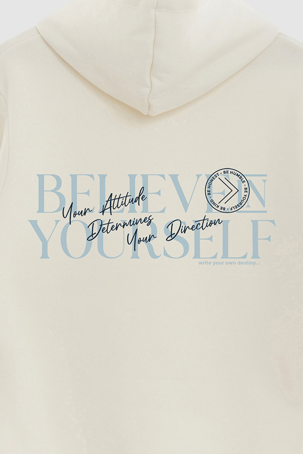 BUZO HOODIE ESTAMPADO BELIEVE IN YOURSELF 2
