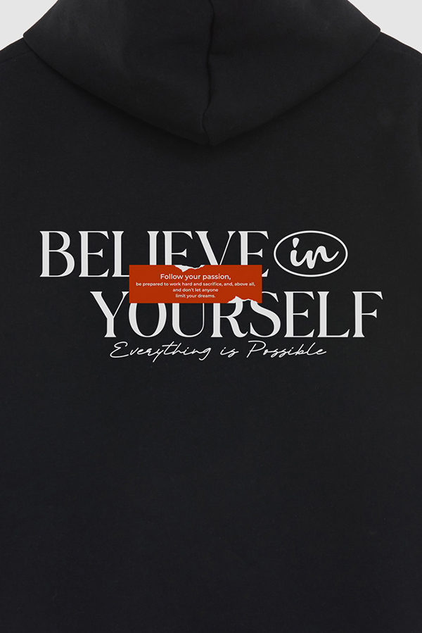 BUZO HOODIE ESTAMPADO BELIEVE IN YOURSELF