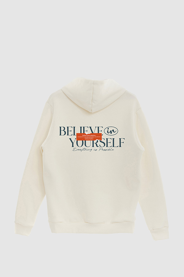 BUZO HOODIE ESTAMPADO BELIEVE IN YOURSELF