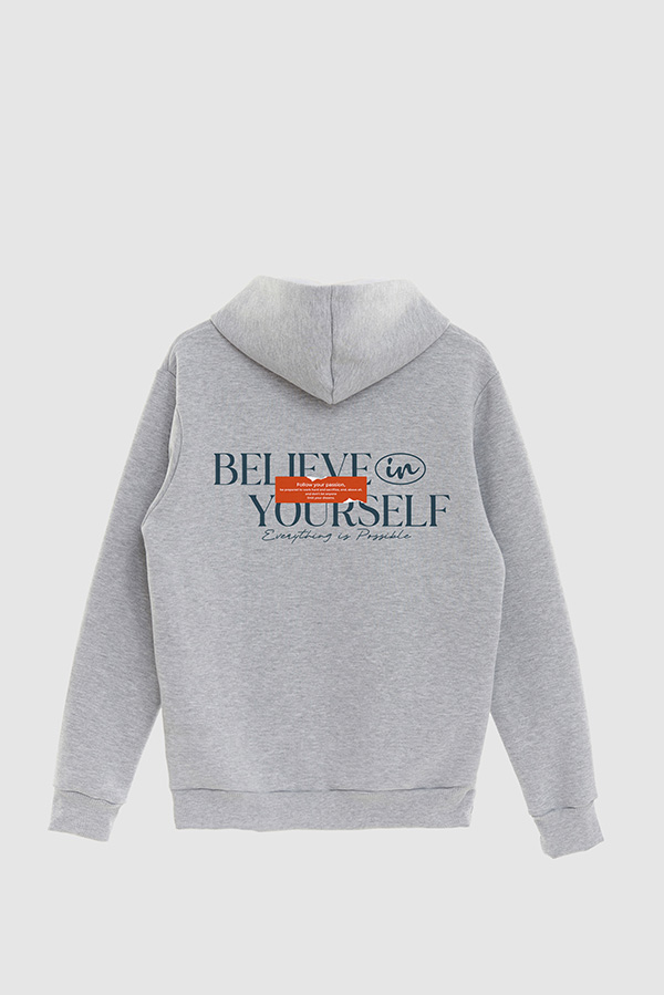 BUZO HOODIE ESTAMPADO BELIEVE IN YOURSELF