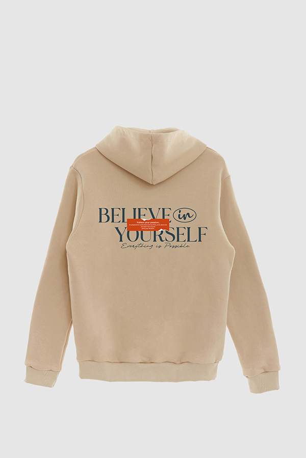 BUZO HOODIE ESTAMPADO BELIEVE IN YOURSELF