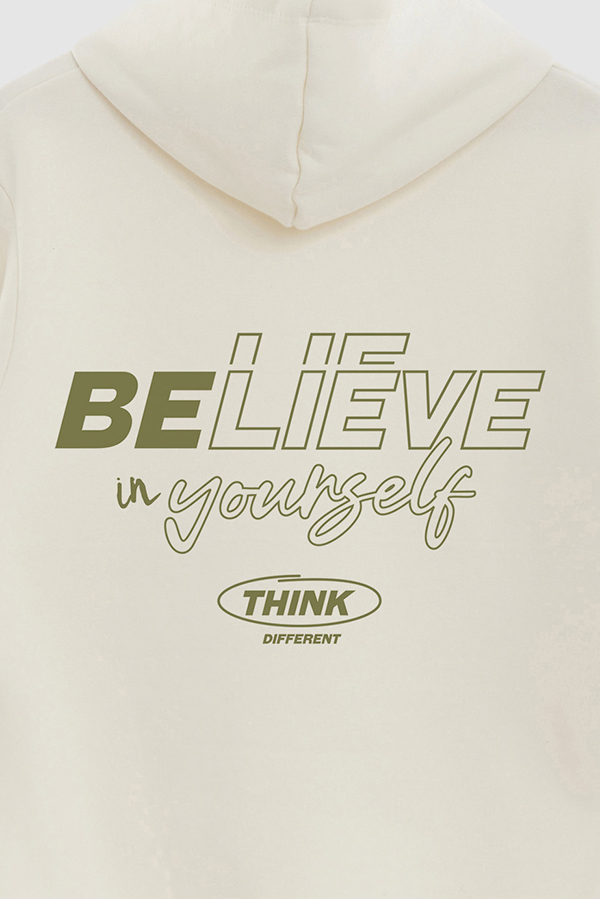 BUZO HOODIE ESTAMPADO BELIEVE