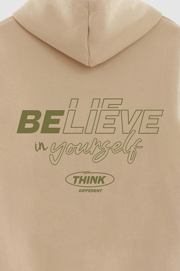 BUZO HOODIE ESTAMPADO BELIEVE