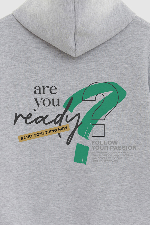 BUZO HOODIE ESTAMPADO ARE YOU READY