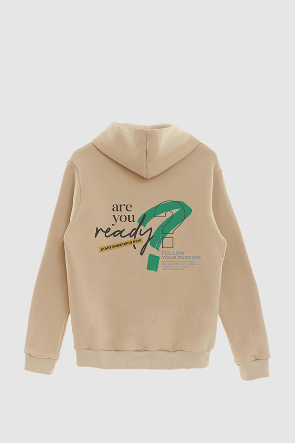 BUZO HOODIE ESTAMPADO ARE YOU READY