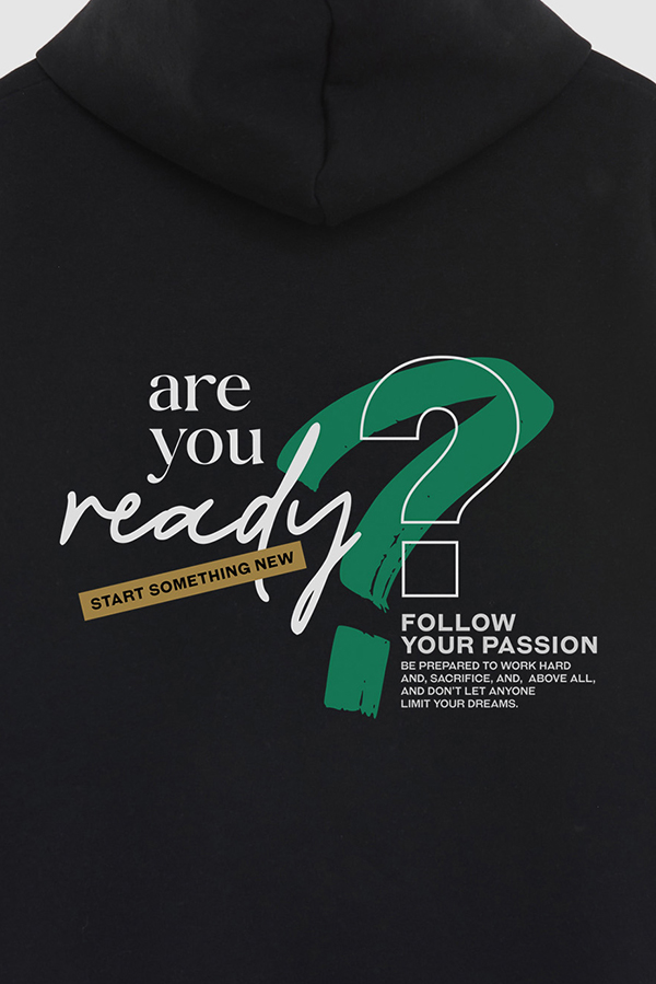 BUZO HOODIE ESTAMPADO ARE YOU READY