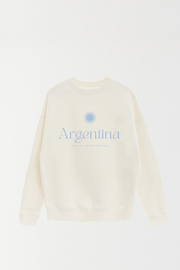 BUZO CREWNECK ESTAMPADO ARG NO LO ENTENDERÍAS