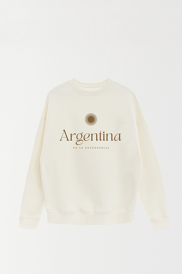 BUZO CREWNECK ESTAMPADO ARG NO LO ENTENDERÍAS
