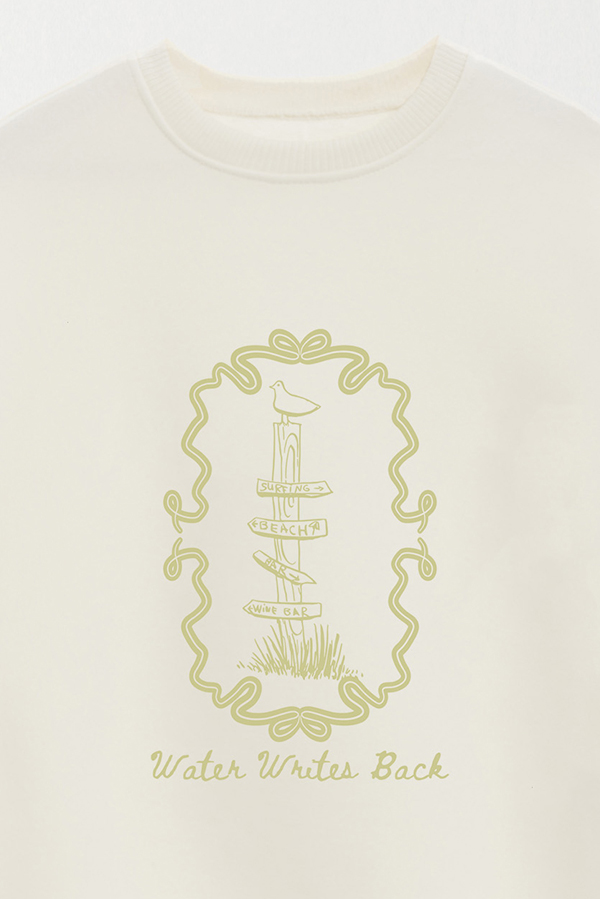 BUZO CREWNECK ESTAMPADO SKETCH WATER