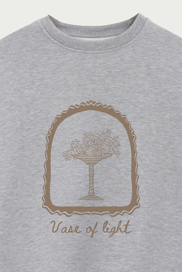 BUZO CREWNECK ESTAMPADO SKETCH VASE