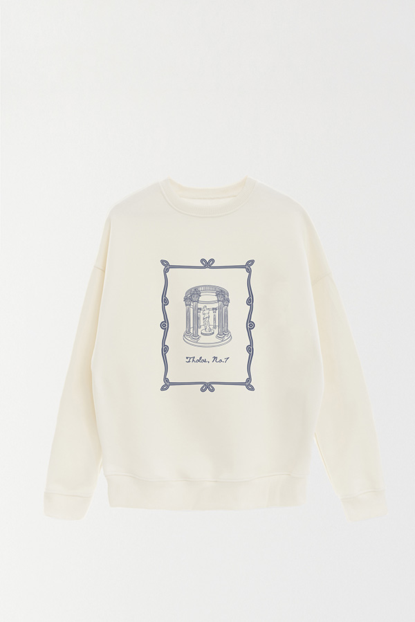 BUZO CREWNECK ESTAMPADO SKETCH THOLOS