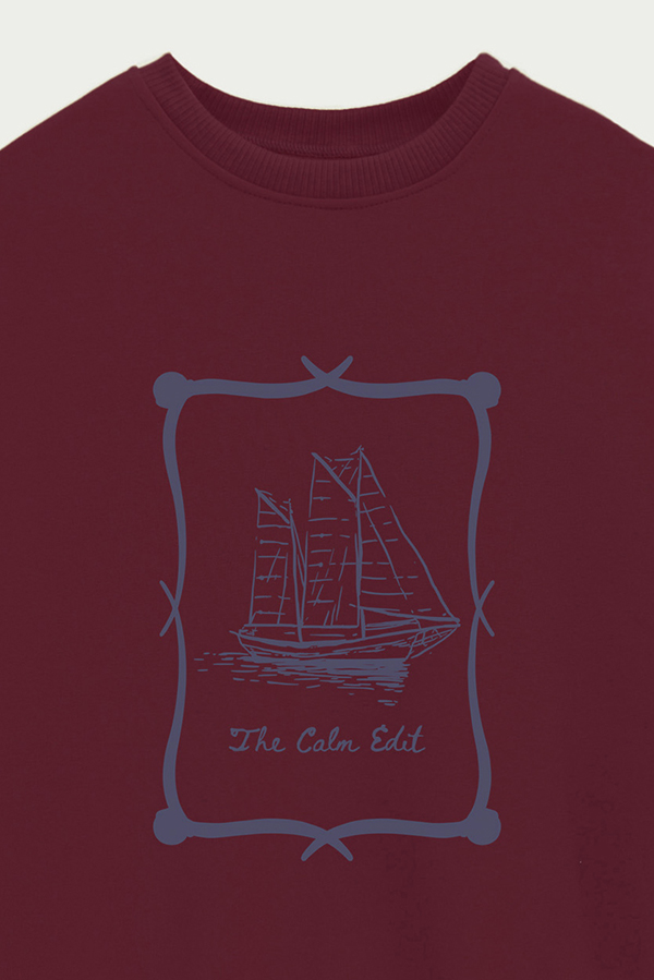 BUZO CREWNECK ESTAMPADO SKETCH THE CALM