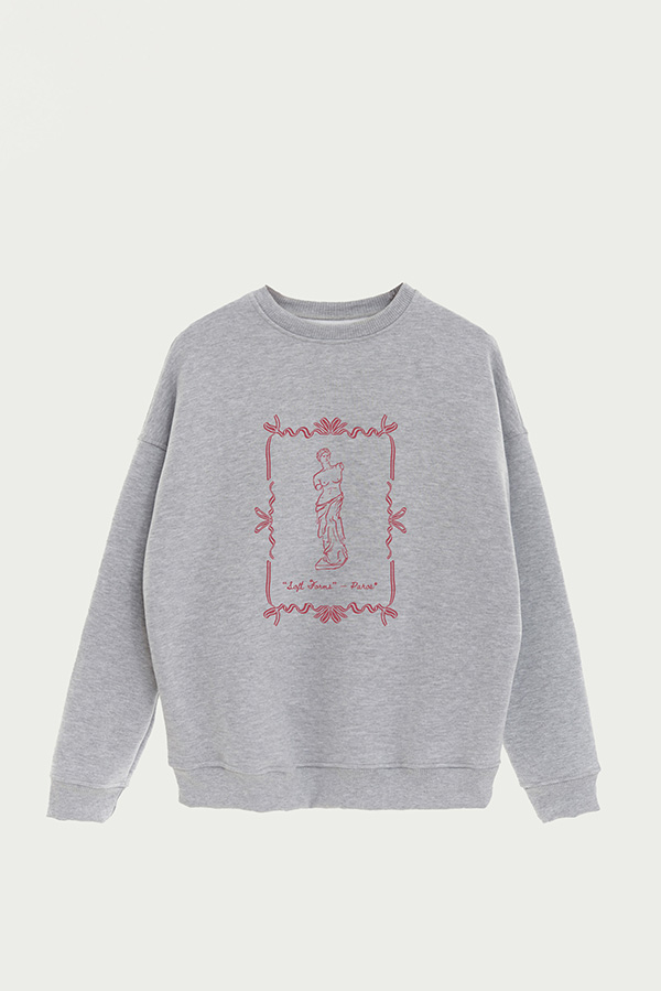 BUZO CREWNECK ESTAMPADO SKETCH SOFT FORMS